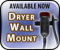 Available Now. Challengair&trade; Dryer Wall Mount safely lets you work or store with your dryer on the wall.